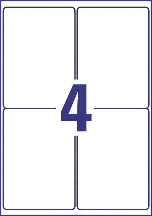 Avery Zweckform ETYK.ZF L4774REV HEAVY DUTY 99,1X139MM ETYKIETA USUWALNA - L4774REV-20