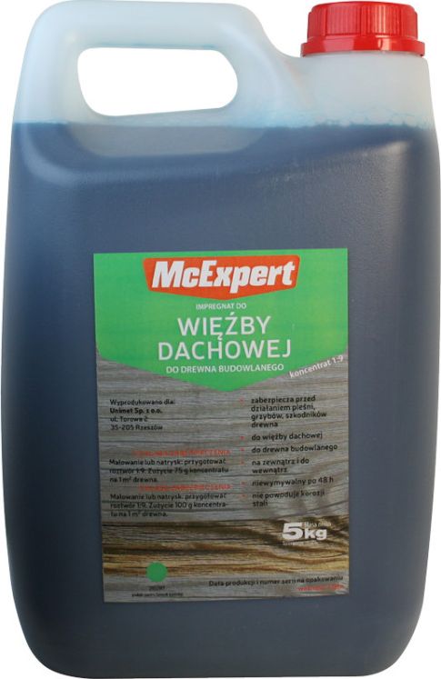 McExpert IMPREGNAT DO WIĘŹBY DACHOWEJ KONCENTRAT 1:9 5KG