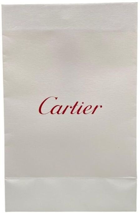 Cartier Cartier, Cartier, Shopping Bag, Paper, White, 10x Unisex
