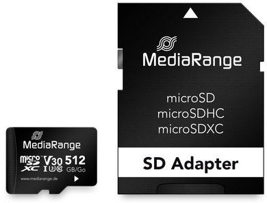 MediaRange MR947 pamięć flash 512 GB MicroSDXC UHS-I Klasa 10