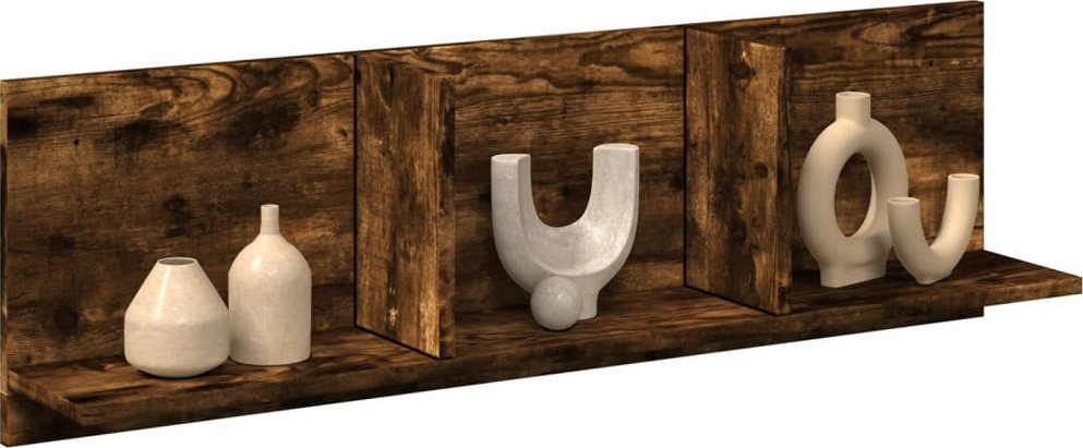 vidaXL vidaXL Półka ścienna, 100x16,5x30 , przydymiony dąb