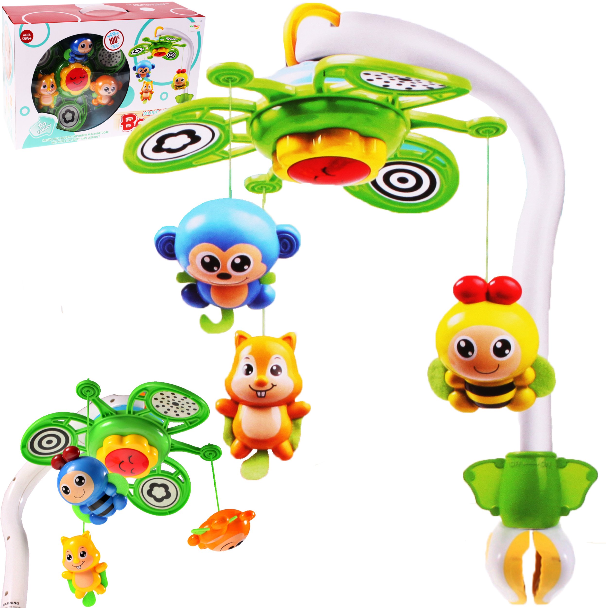 Karuzelka - Pozytywka na łóżeczka dla dzieci PSZCZÓŁKA