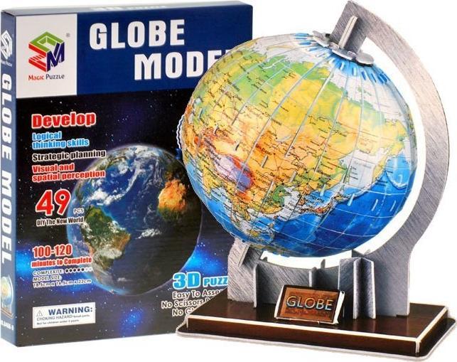 Jokomisiada GLOBUS 3D PRZESTRZENNE Puzzle 49 elementy ZA0936
