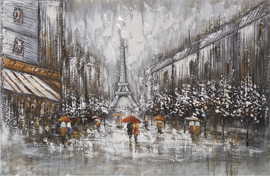 Witek Home Obraz na płótnie 80x150cm Paryska ulica