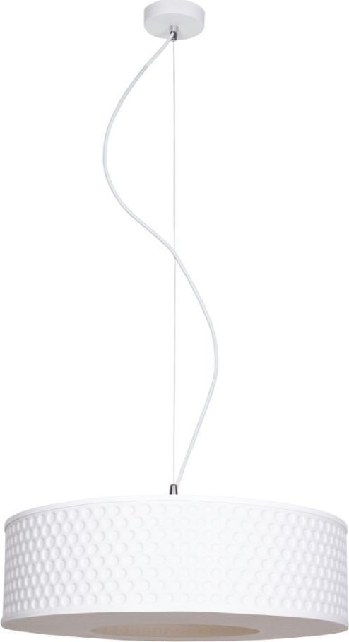 HEXE Lampa wisząca GARDA 400 biała 1 x E27 HX0292