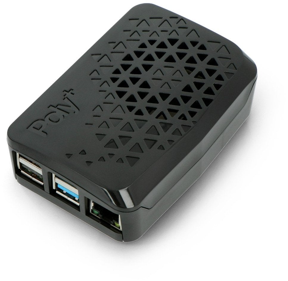 Obudowa do Raspberry Pi 4B - Argon Poly+ Vented - czarna}