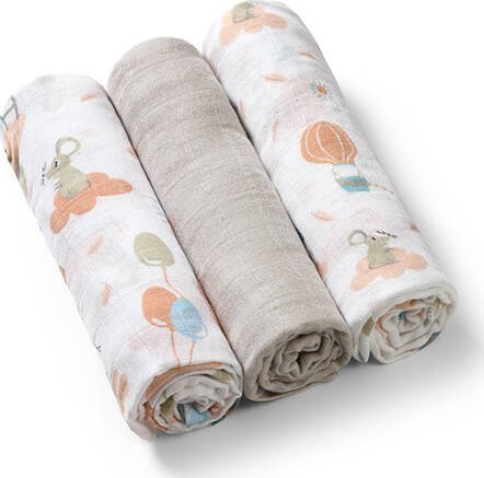 BabyOno 397/09 PIELUSZKI BAMBUSOWE SZARA