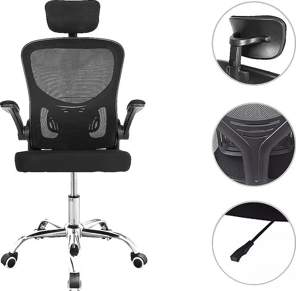 FOTEL BIUROWY GAMINGOWY KRZESŁO OBROTOWE KRZESŁO DO BIURKA ERGONOMICZNE