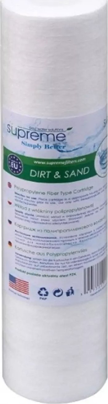 Supreme S-PP10 Wkład polipropylenowy 10 mikronów 10"