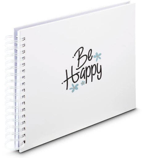Hama Good Things Spiral 28x24 50 white Pages Happy 7717