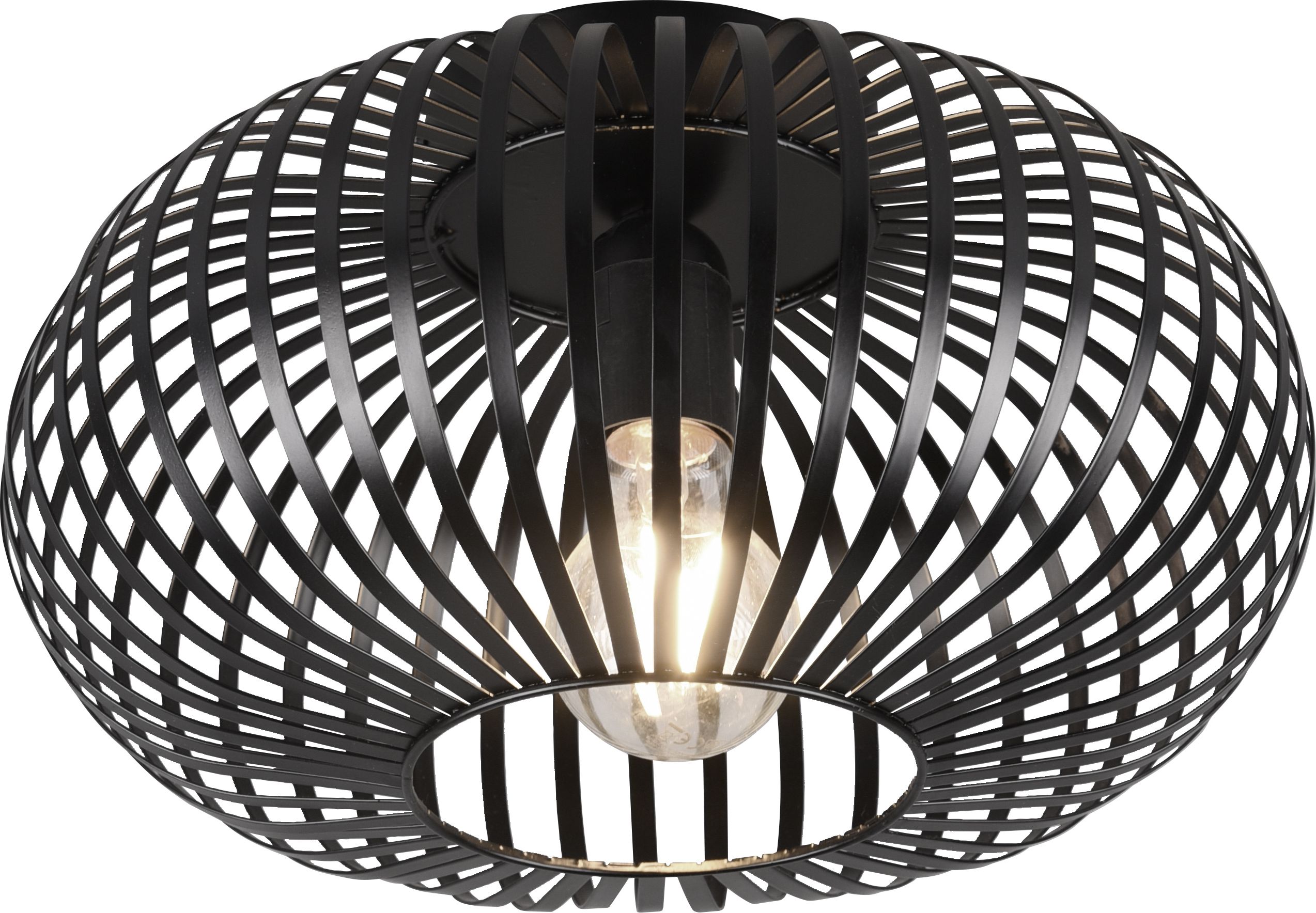 Lampa sufitowa Trio Lampa przysufitowa LED Ready czarna do korytarza Trio JOHANN 606903032