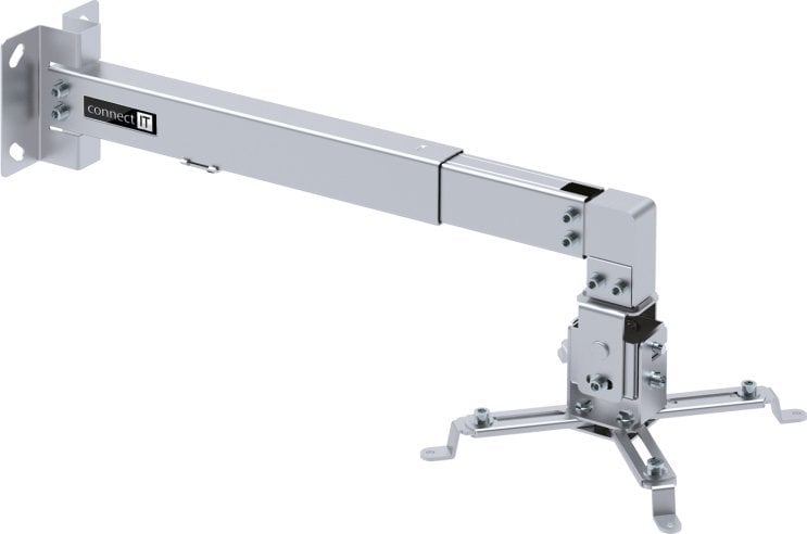 Uchwyt do projektorów Connect IT uchwyt projektora na ścianę, SREBRNY /do monitorów rozstaw otworów 225-316mm