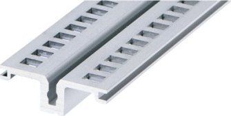 SCHROFF Pozioma szyna tylna, typ AB do tylnych prowadnic płyt we/wy, 84 KM