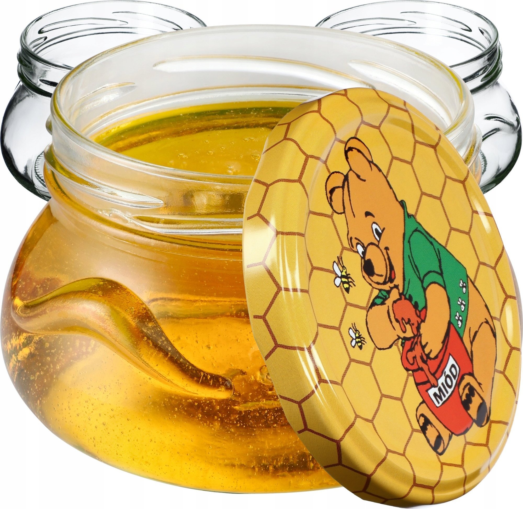 Kadax 100x Słoiki Szklane 300ml Na Przetwory Dżem Miód