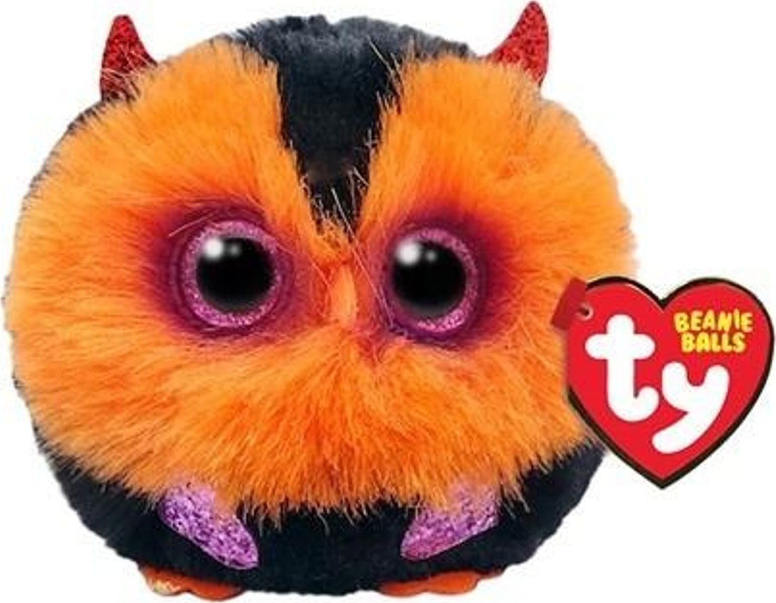 TY Beanie Balls Whodini - pomarańczowa sowa