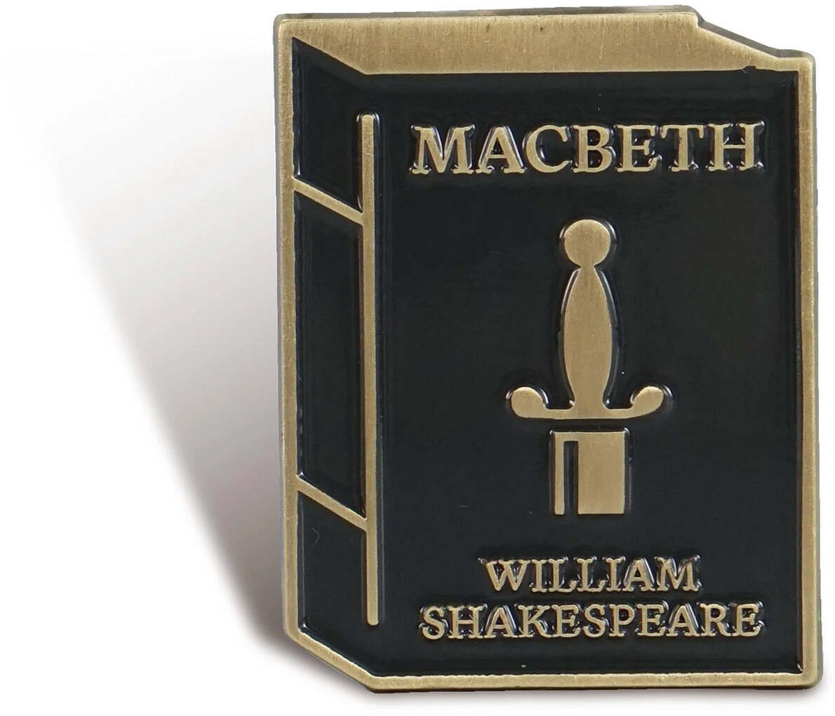 Szekspir Przypinka metalowa - Makbet