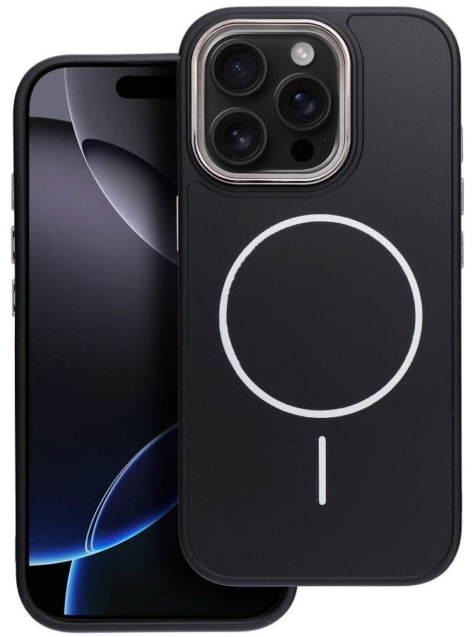 Futerał FRAME MAG COVER kompatybilny z MagSafe do IPHONE 13 czarny