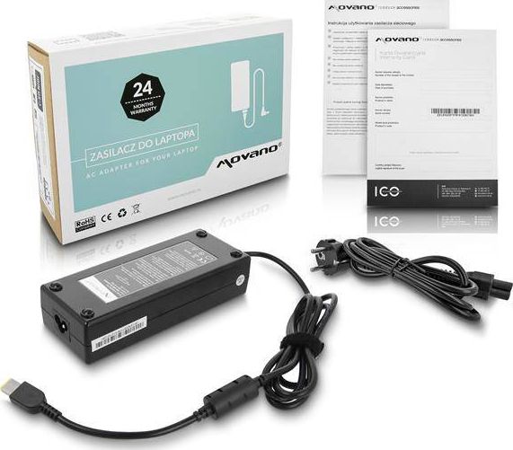Zasilacz do laptopa Movano 135 W, 4.5 mm, 6.7 A, 20 V (ZZ/LEN20675Y)