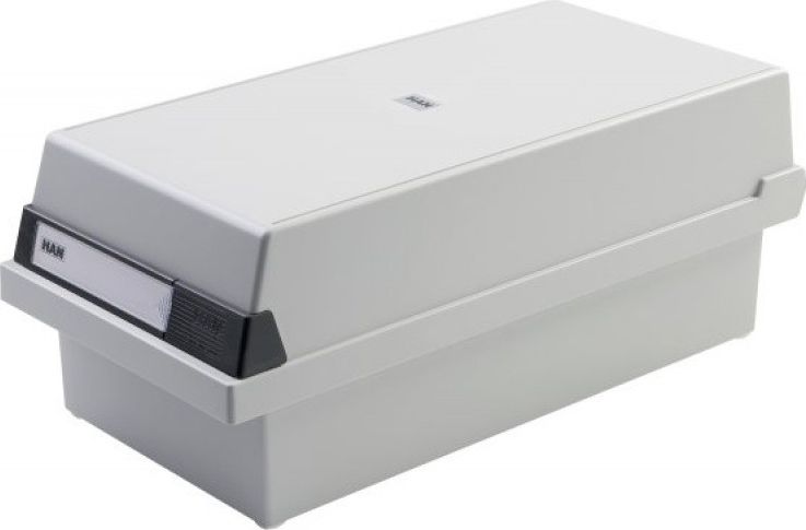 HAN KARTOTEKA Z WIEKIEM HAN KARTEI, POLISTYREN, A5, SZARA HN95511-13