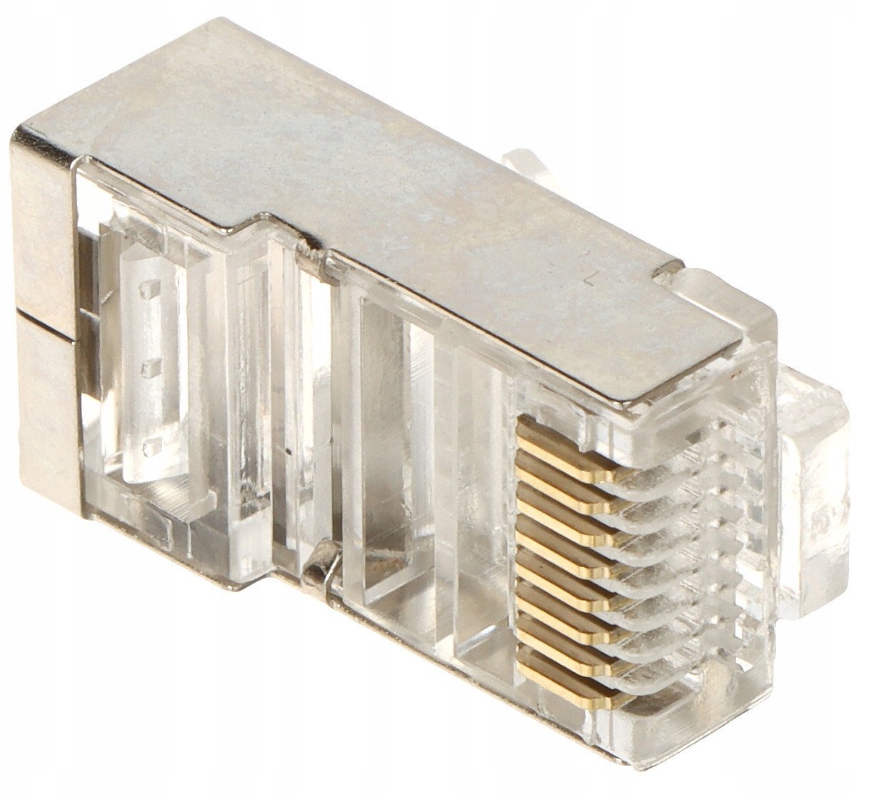 WTYK MODULARNY PRZELOTOWY EKRANOWANY RJ45T-EKRAN*P100 TYP EZ