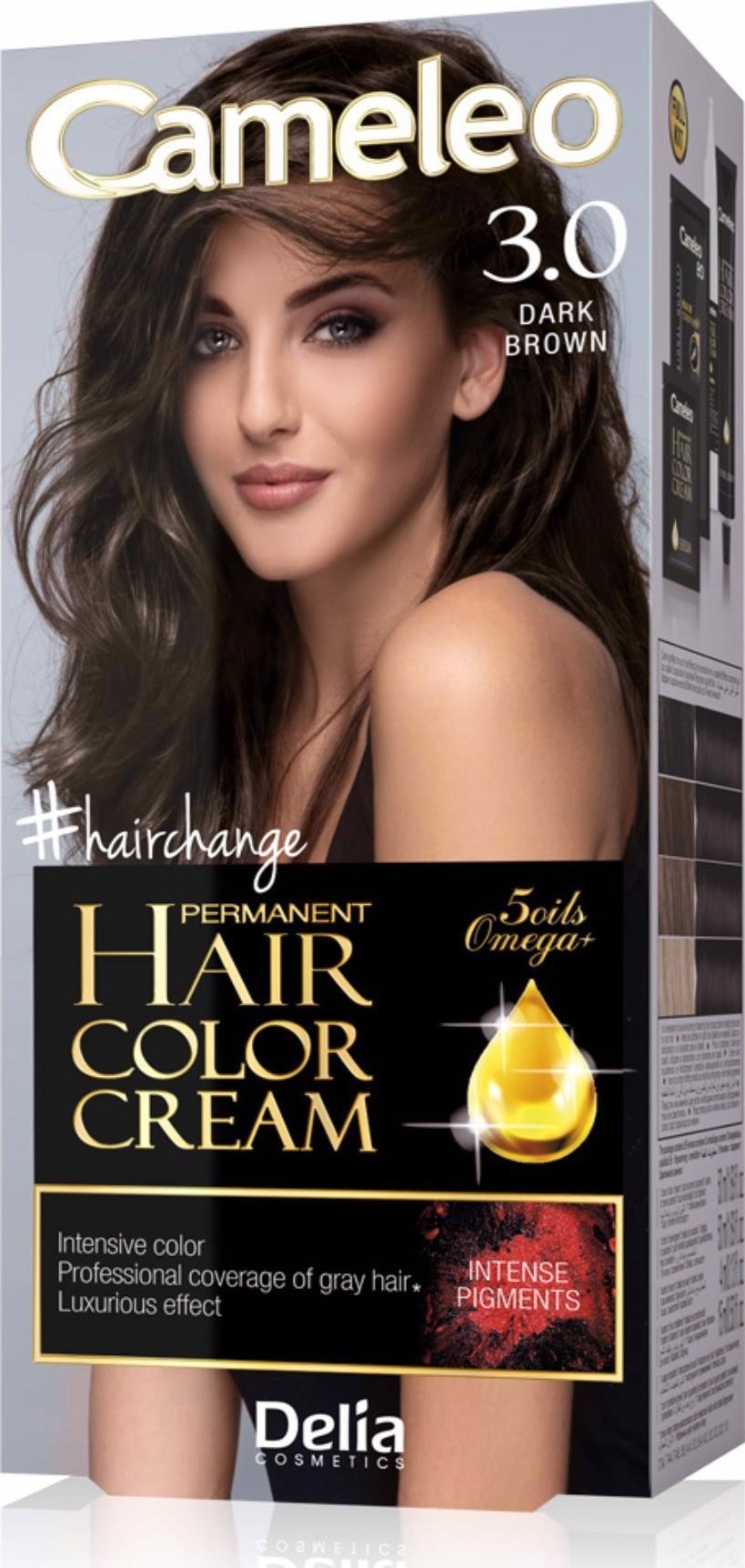 Delia Delia Cosmetics Cameleo Farba permanentna Omega+ nr 3.0 Dark Brown