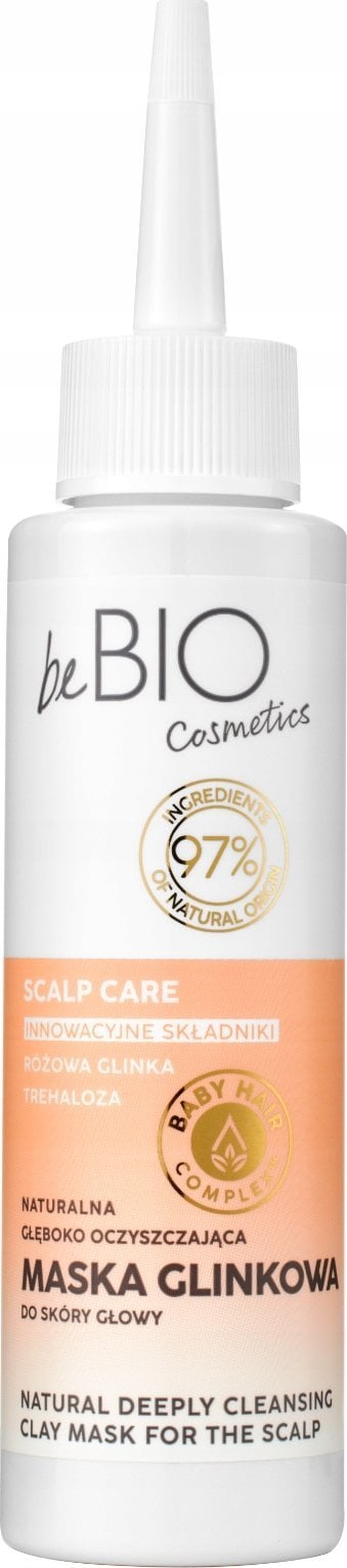 BE BIO_Baby* Hair Complex Scalp Care głęboko oczyszczająca maska glinkowa do skóry głowy 100ml