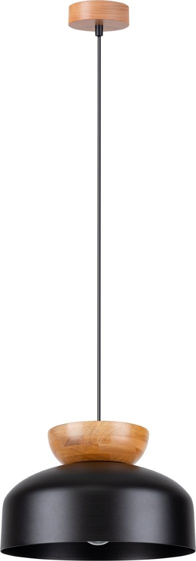 Lampa wisząca Sollux Lighting SOLLUX Lampa wisząca MARION czarna 1 x E27 SL.1351