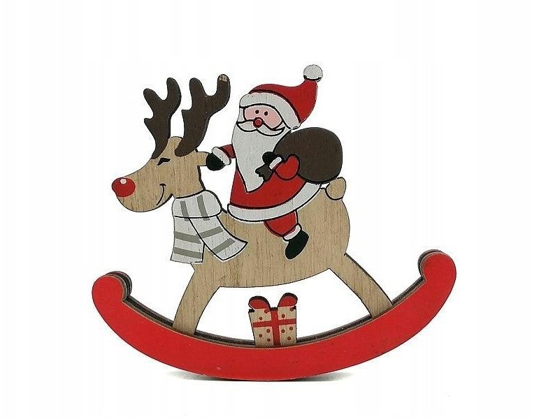 Dekoracja świąteczna drewniana