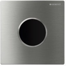 Elektroniczny zestaw uruchamiający WC Geberit, IR, zasilanie bateryjne, Sigma10, stal nierdz. (DWZ)