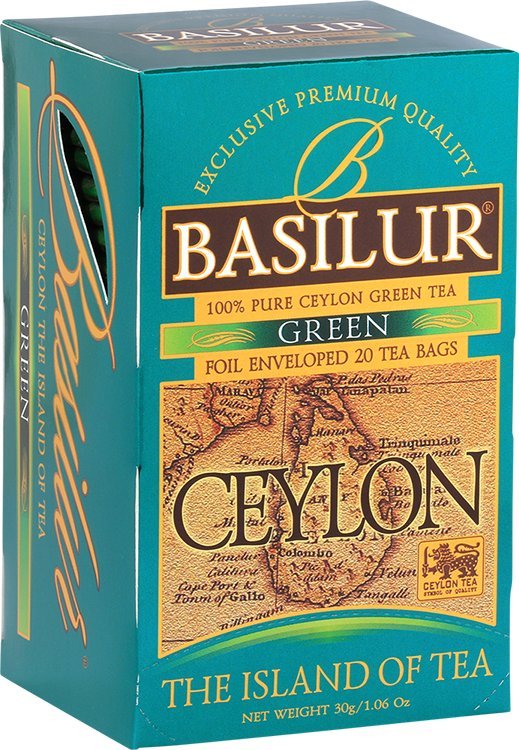 Basilur Herbata zielona Basilur Green saszetki 25x1,5g