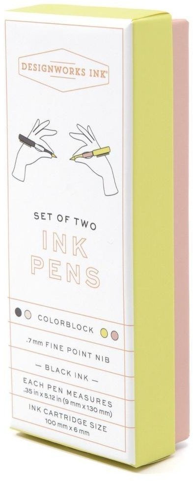 Zestaw 2 długopisów Off White&Taupe w pudełku