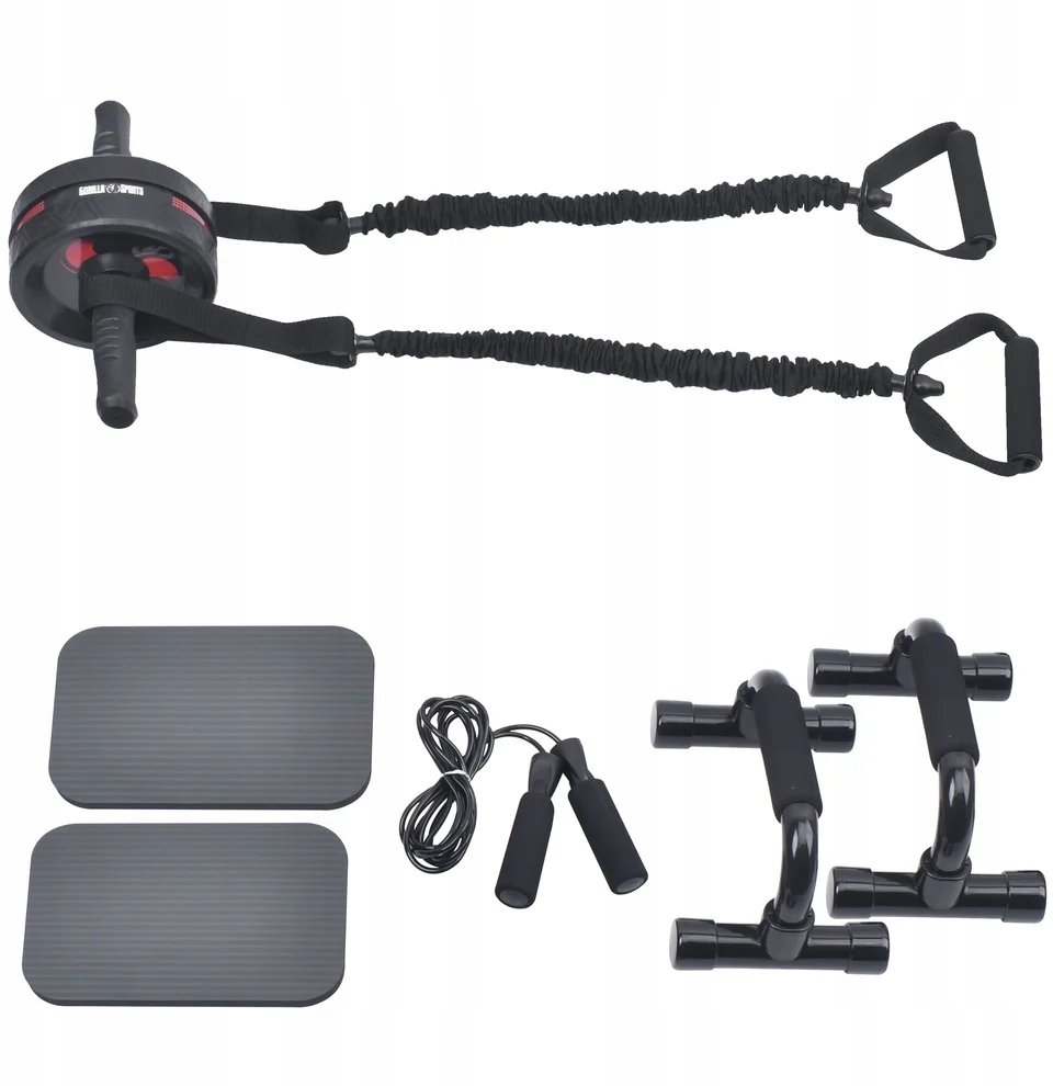 Zestaw do ćwiczeń mięśni brzucha AB-wheel Gorilla Sports