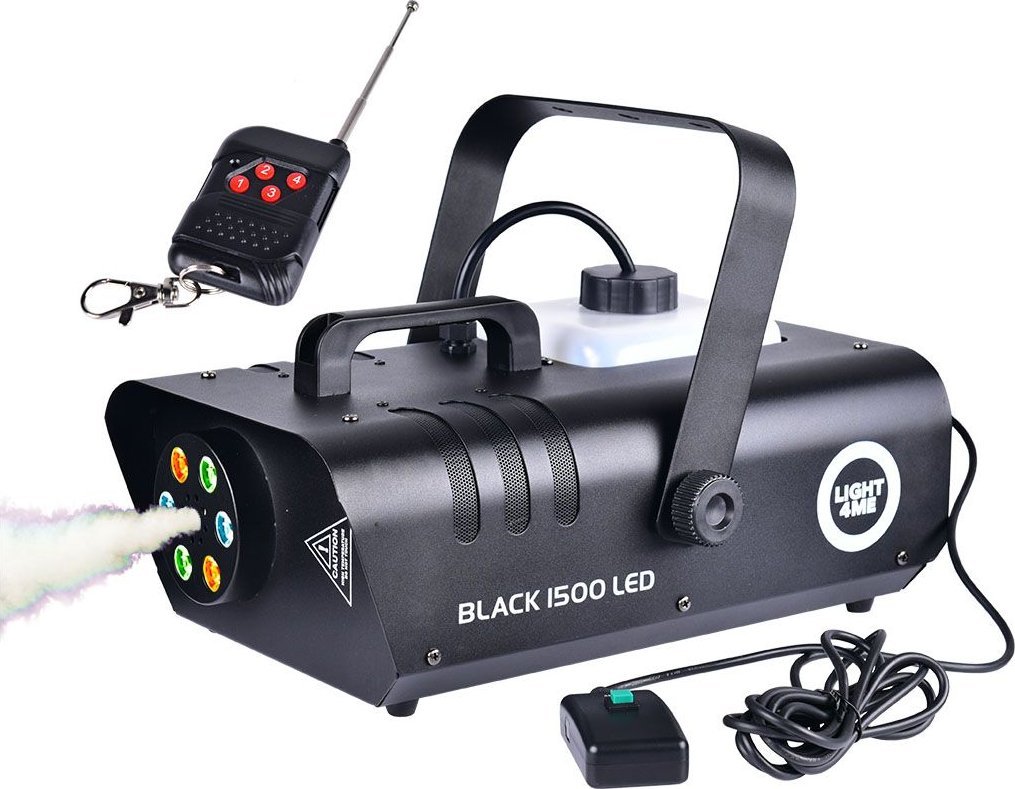 Naświetlacz LIGHT4ME LIGHT4ME BLACK 1500 LED wytwornica dymu mgły
