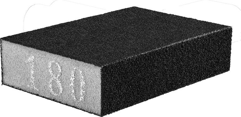 Graphite Gąbka ścierna (Gąbka ścierna 70 x 25 x 100 mm, K180)