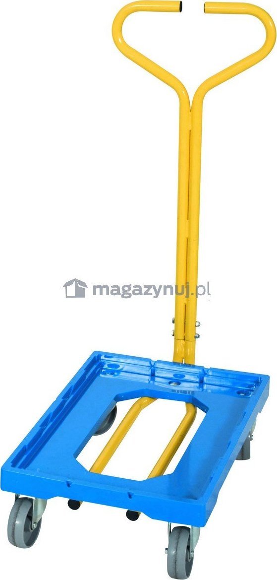 Swedmach Wózek z uchwytem do przewozu pojemników EURO (wym. 605 x 402 x 162 mm)