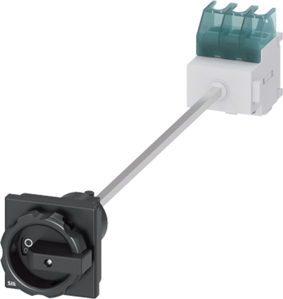 Siemens Łącznik krzywkowy 3P 11.5kw /AC23 A 9.5kW /AC-3 Iu=32A/ AC-21A montaż na płycie lub szynie 35 blokada 0 na 3 kłódki 3LD2213-0TK5