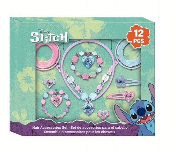 *****Stitch zestaw akces i biżut.do włosów 9058