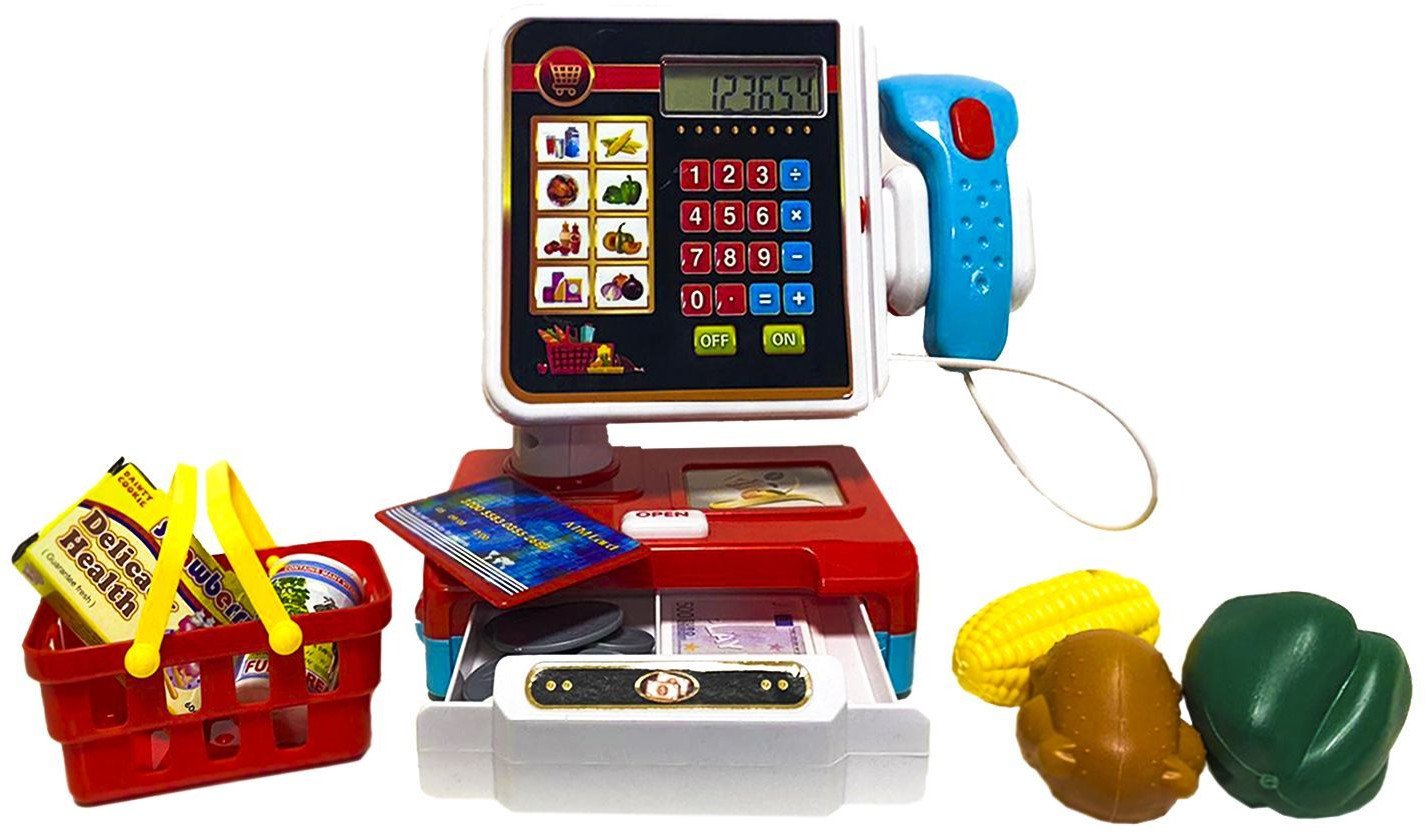 Kasa sklepowa z czytnikiem i kalkulatorem