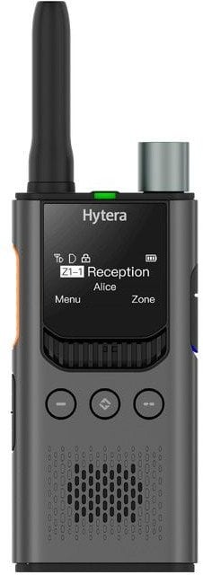 HYTERA Radio DMR+analog HYT-S35, PMR446-446 MHz, 2200 mAh, BT V 5.0, Szare