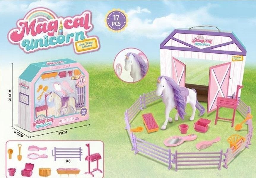 Figurka Teka Jednorożec z akcesoriami