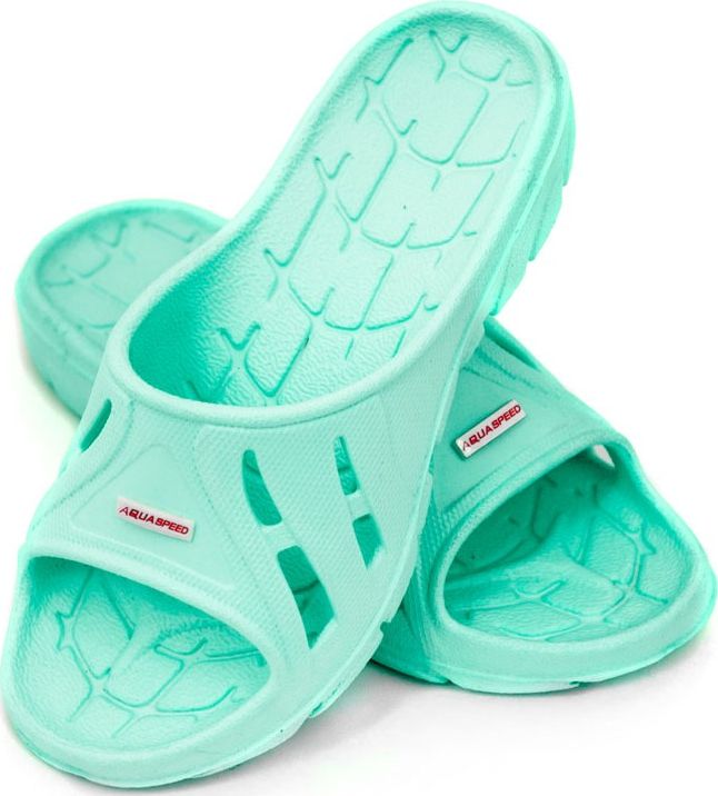Aqua-Speed Klapki dziecięce ALABAMA miętowe Aqua-Speed Rozmiar 32