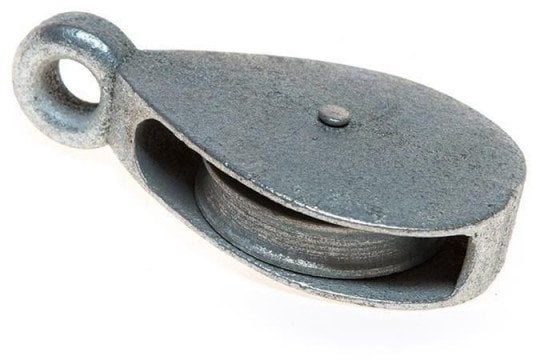 LIFTING PULLEY 65 MM SINGLE METAL