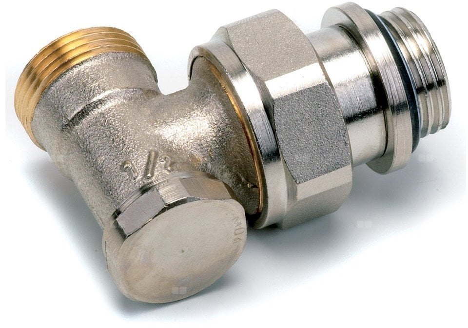 Zawór powrotny kątowy - 15-1/2 do wlutowania na rurze miedzianej; regulacja nastawy i odcięcie przepływu COMAP2428 CI