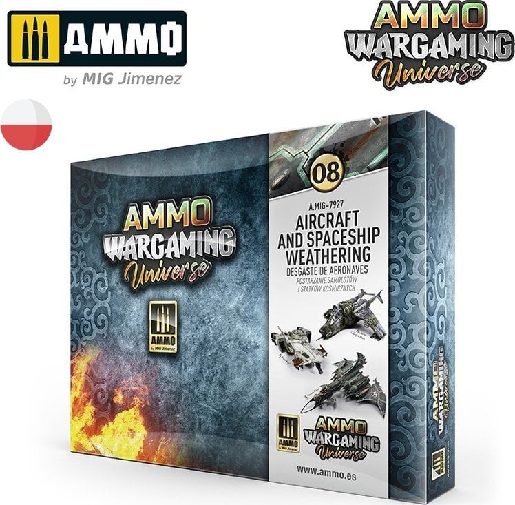 Vallejo Ammo: Wargaming Universe 08 - Aircraft and Spaceship Weathering - Postarzanie samolotów i statków kosmicznych