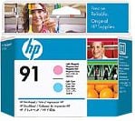 Tusz HP Głowica No.91 jasnoczerwona i jasnoniebieska