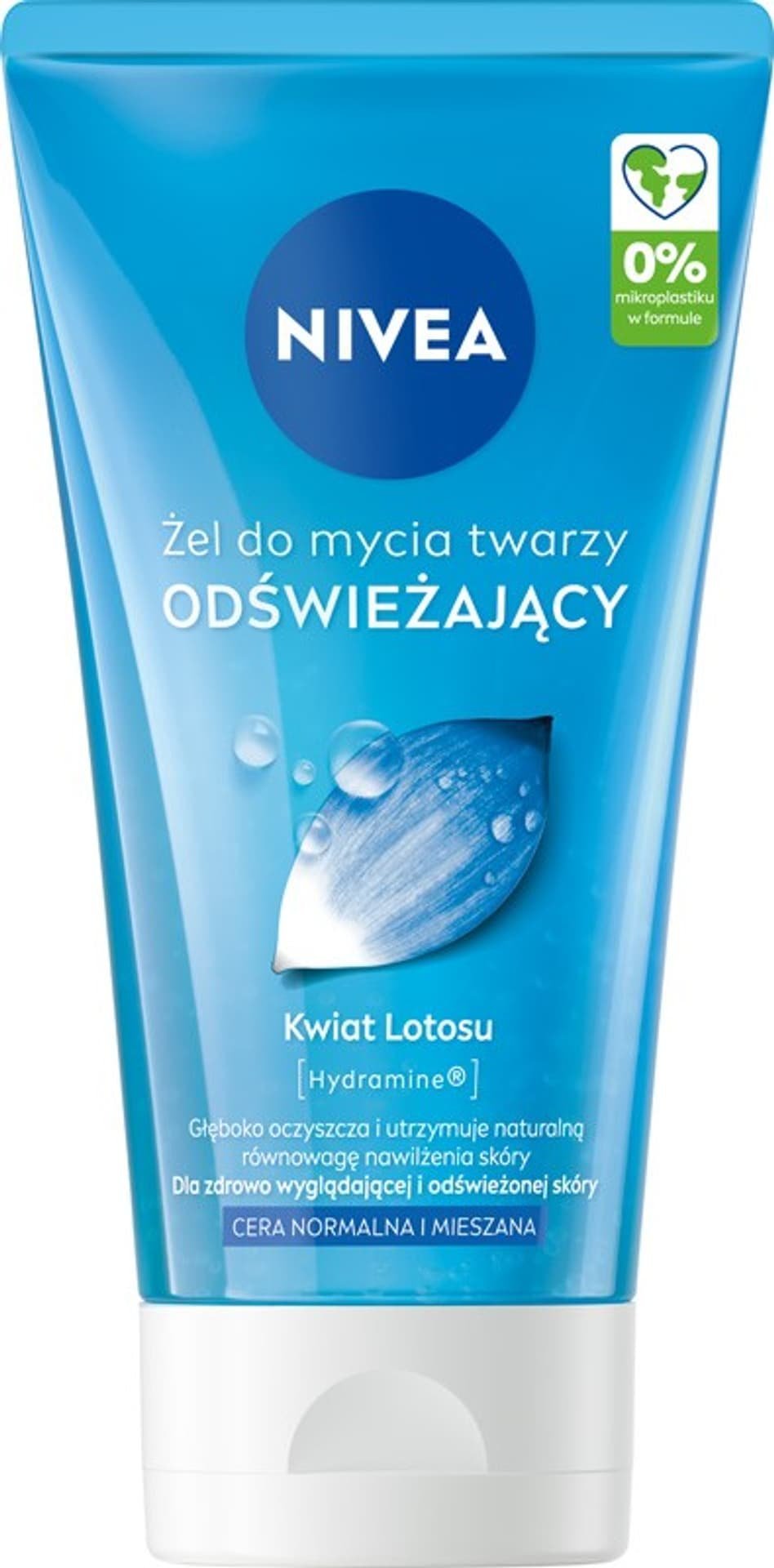 Nivea Żel do mycia twarzy odświeżający do cery normalnej i mieszanej 150ml