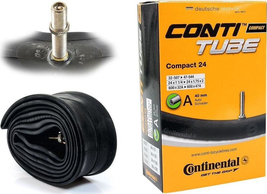 Continental Dętka Continental Compact 24'' x 1,25'' - 1,75'' wentyl auto 40 mm uniwersalny