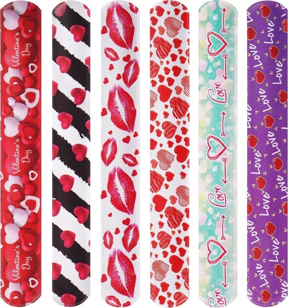 Opaska samozaciskowa z motywem walentynkowym MIX