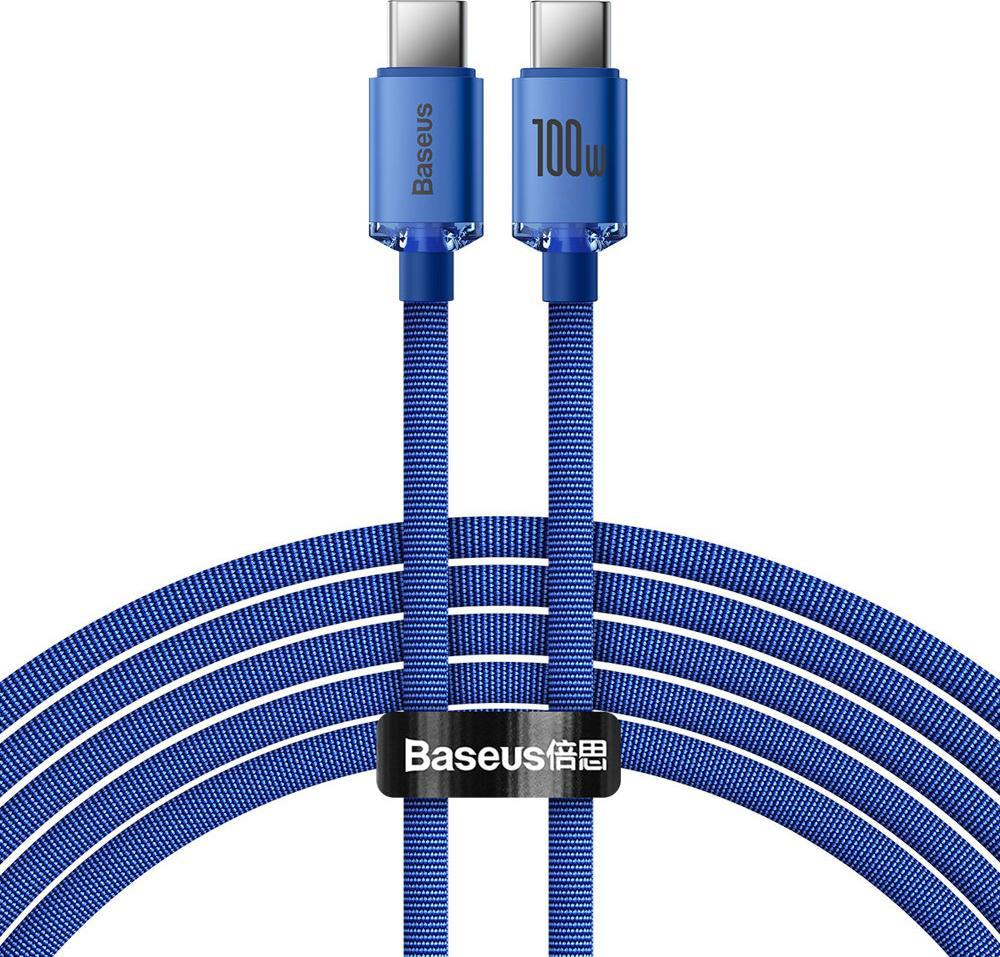 Kabel USB Baseus USB-C - USB-C 2 m Niebieski (baseus_20220224133557)