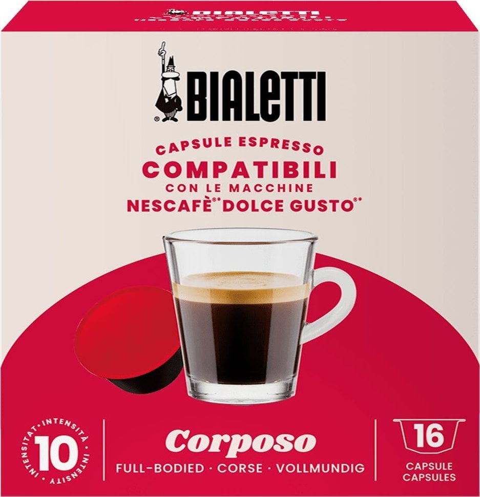 Bialetti - Dolce Gusto Corposo - 16 kapsułek